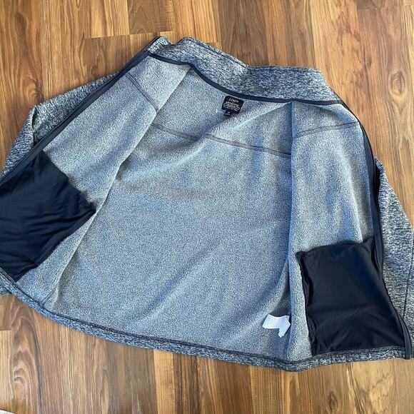 NWOT J. Crew New York Authentic Fleece Full Zip Up Jacket Men’s Medium Blue - Picture 5 of 8